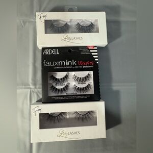 Lilly Lashes Lite and Ardell Faux Mink 3 boxes